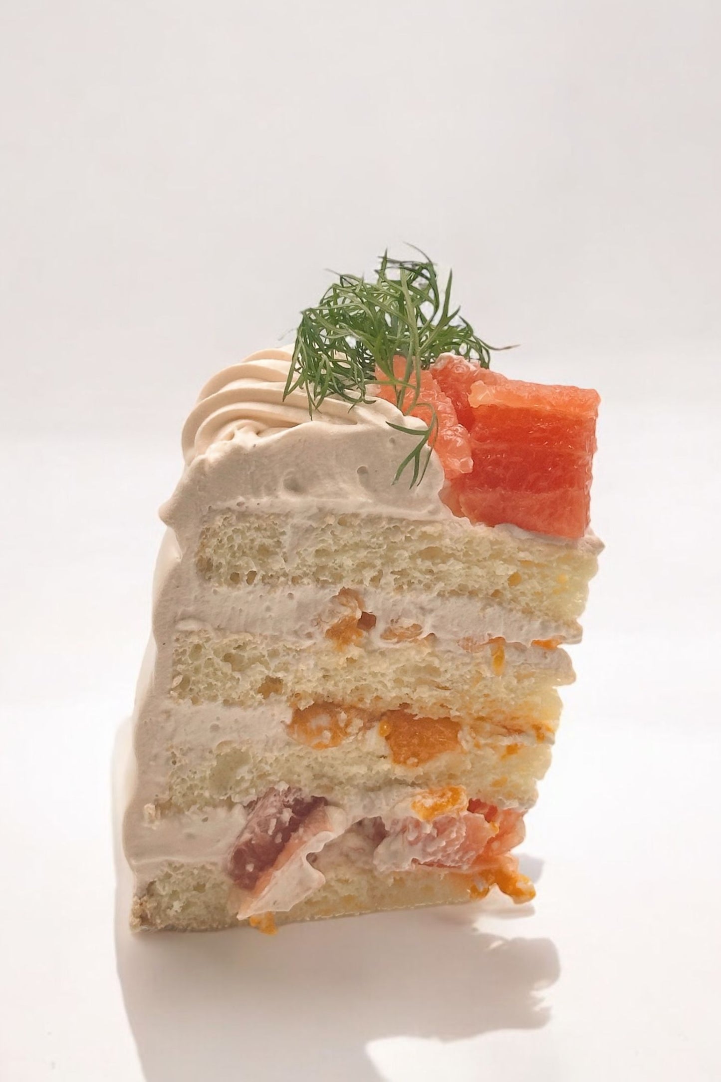 Grapefruit Orange teacake 자몽 오렌지 그린티 케이크 6 inch