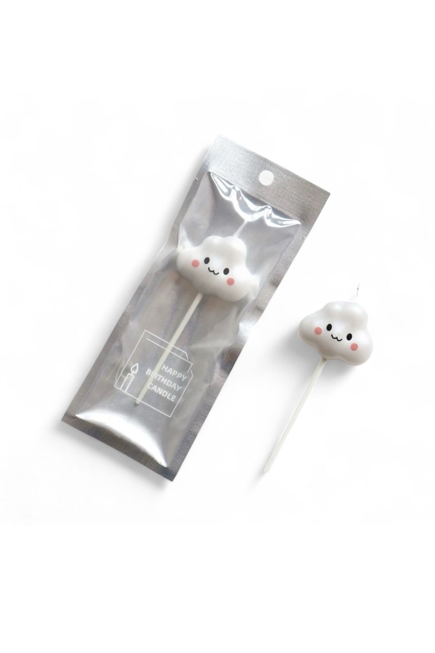 (WHITE) Cloud Candle