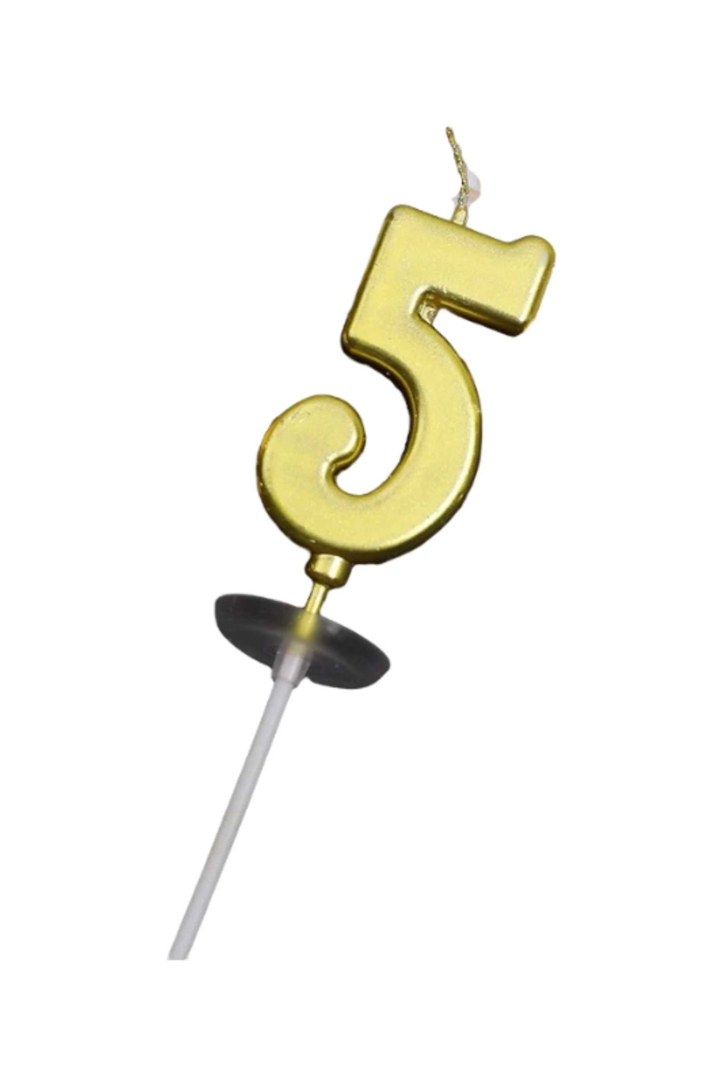 Number 5 Candle