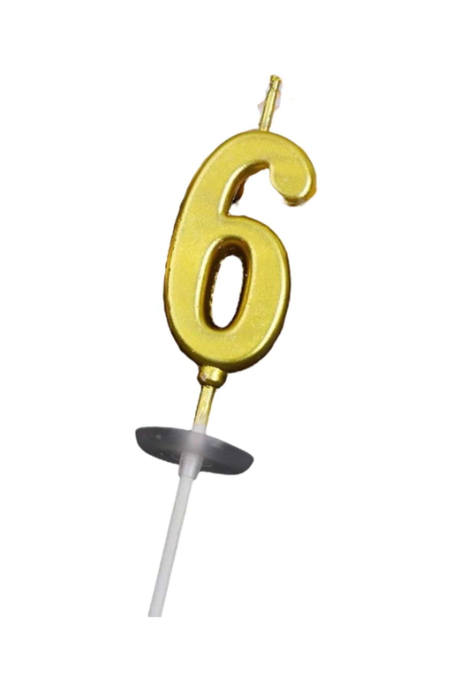Number 6 Candle