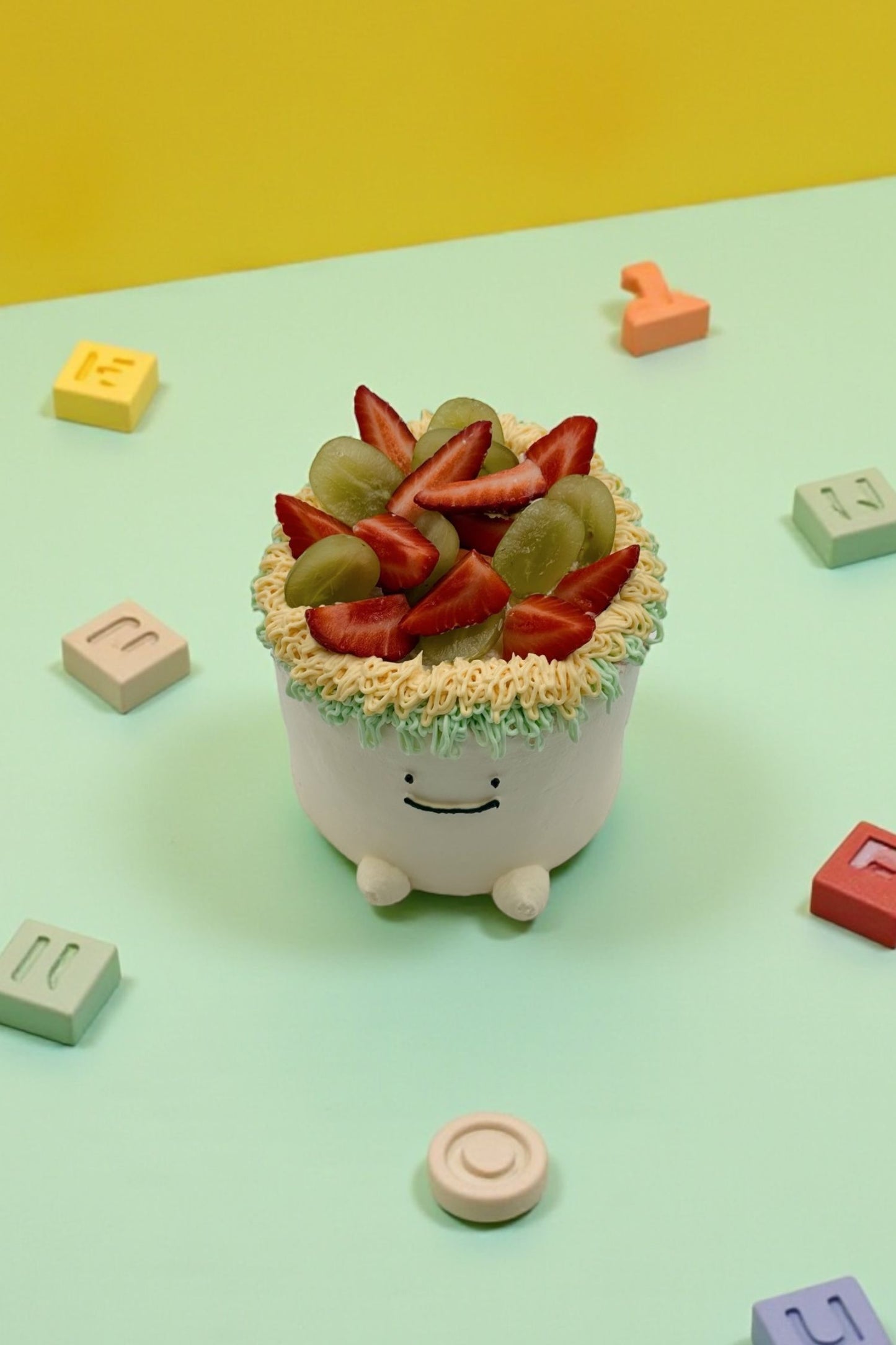 Strawberry Grape Baby Face 4 inch 딸기 포도