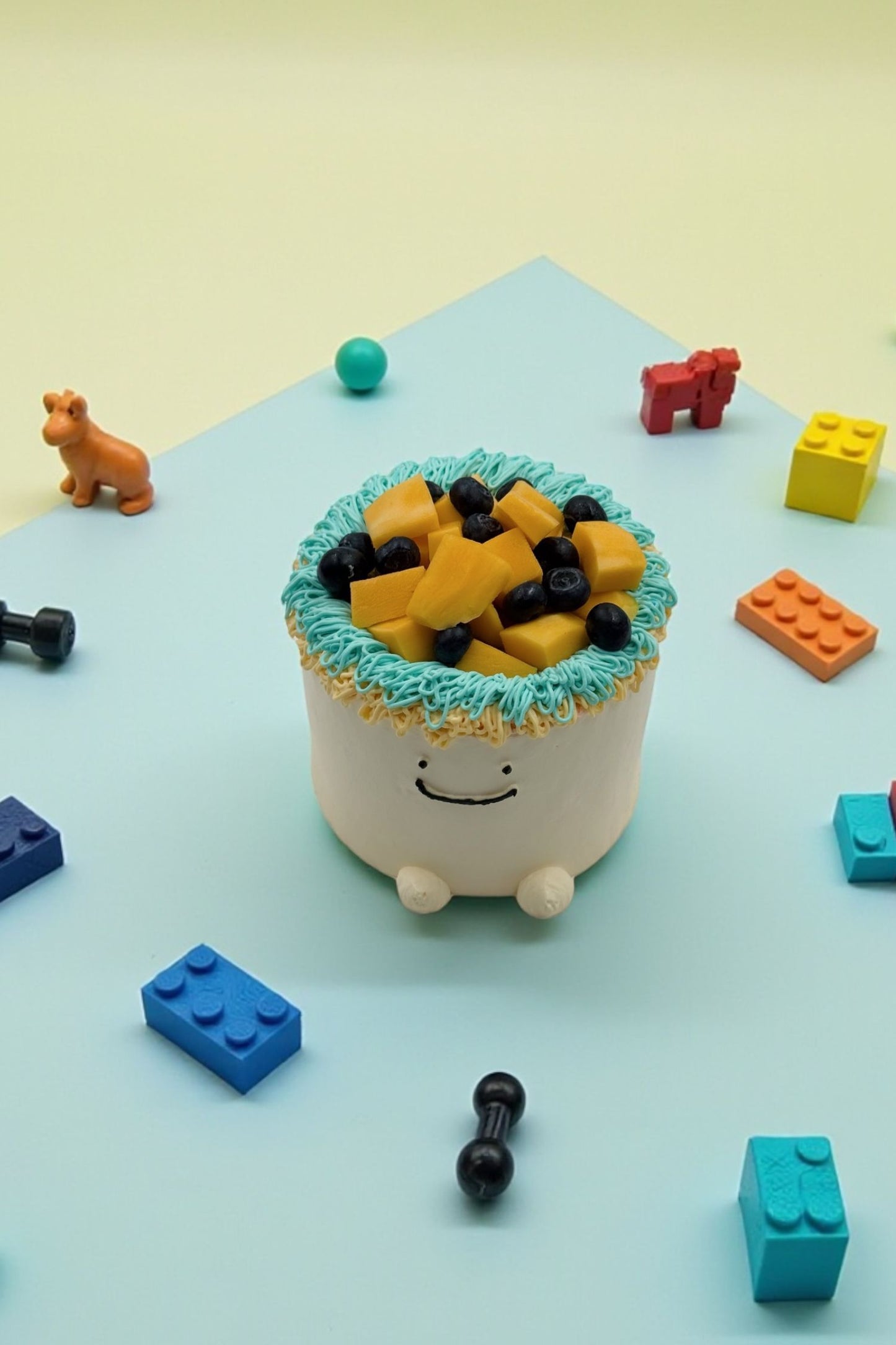 Blueberry Mango Baby Face  4 inch 블루베리 망고