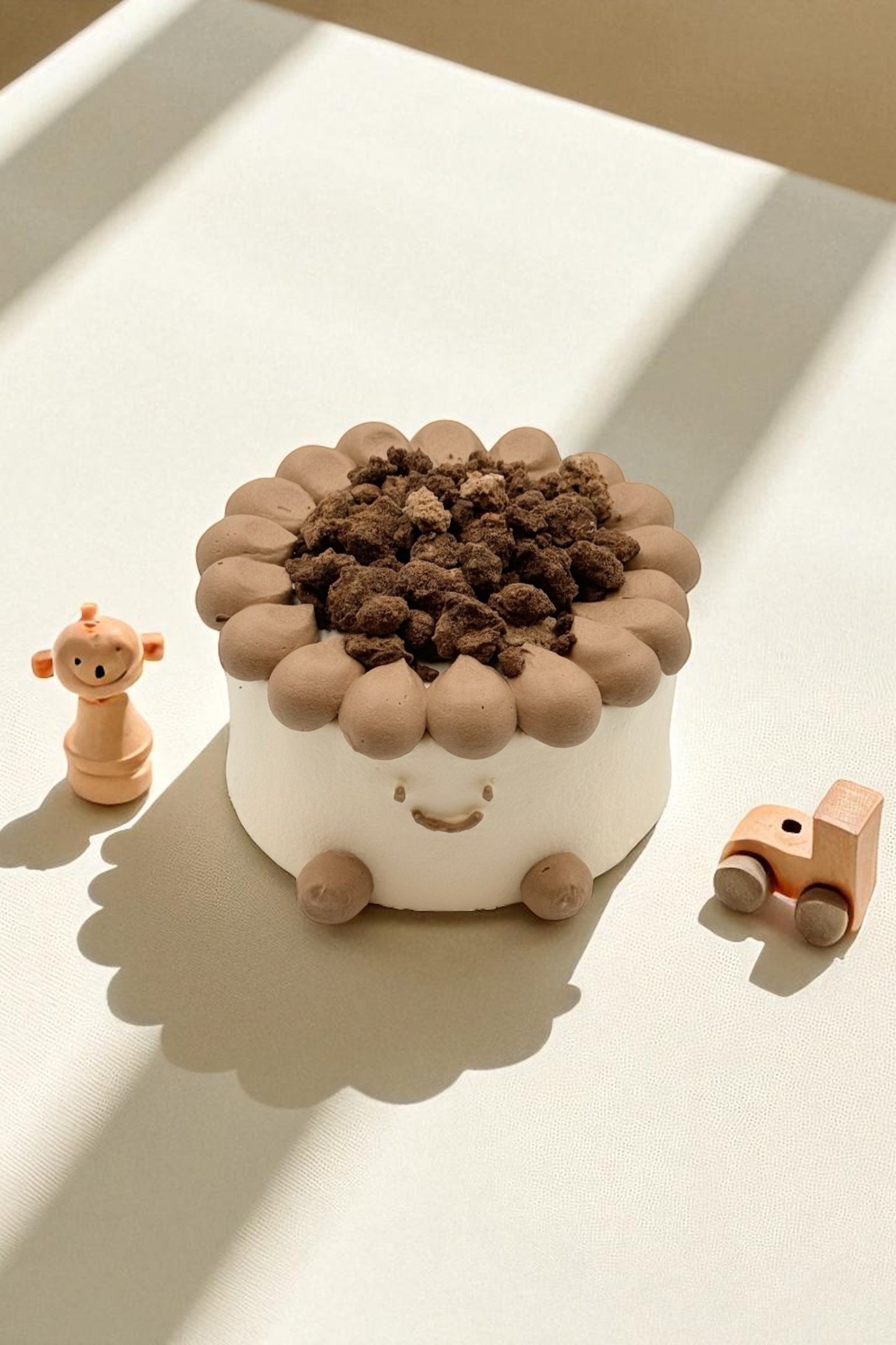 Chocolate Banana Baby Face 4 inch 초콜릿바나나아기 얼굴