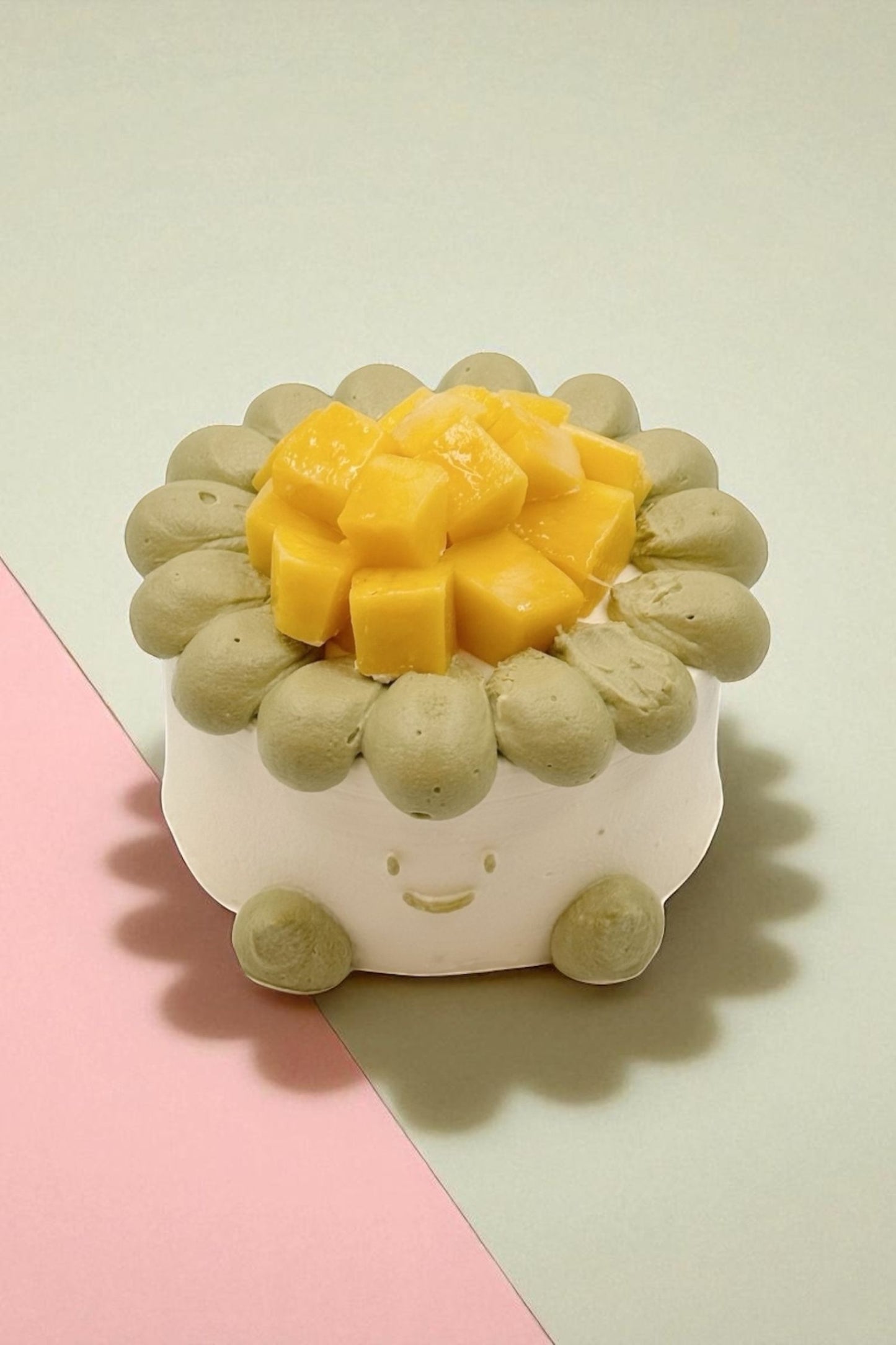 Matcha Mango Baby Face 4 inch 말차망고아기 얼굴
