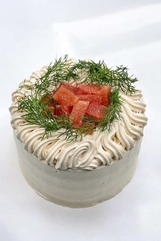 Grapefruit Orange teacake 자몽 오렌지 그린티 케이크 6 inch