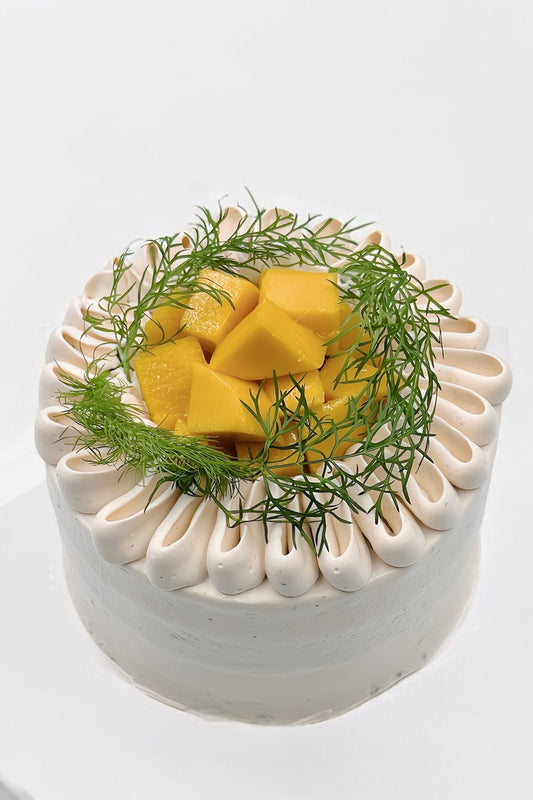 Mango teacake 망고 그린티 케이크