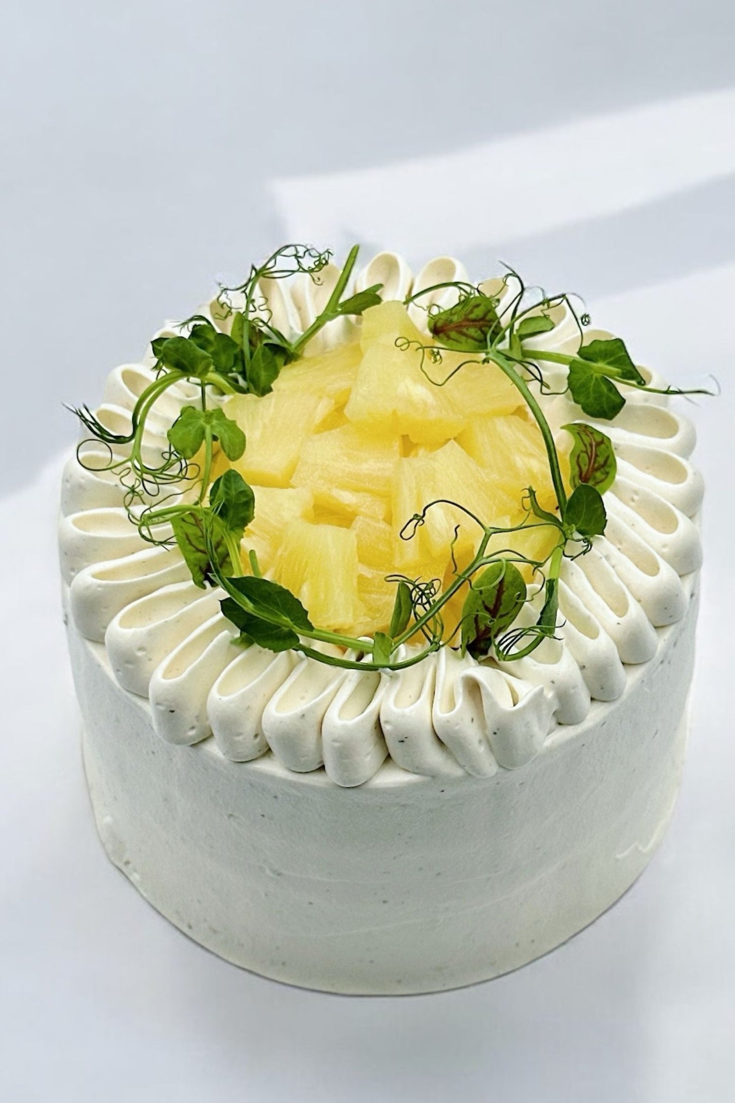 Pineapple teacake 파인애플 그린티 케이크
