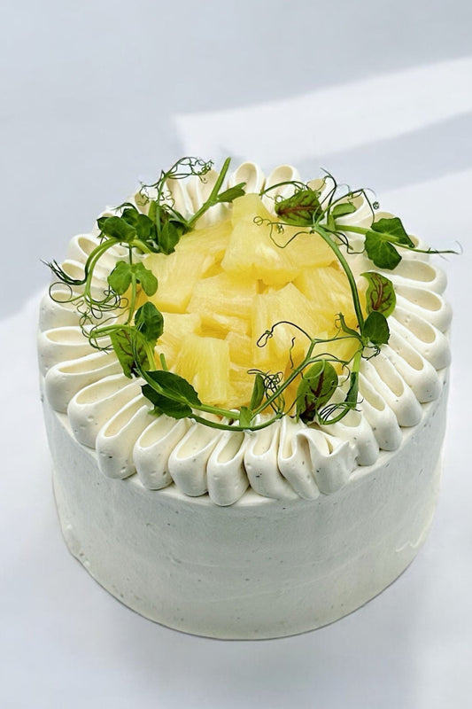 Pineapple teacake 파인애플 그린티 케이크