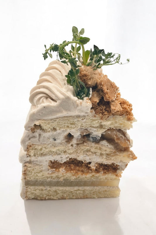 Apple Crumble teacake 애플 크럼블 블랙티 케이크
