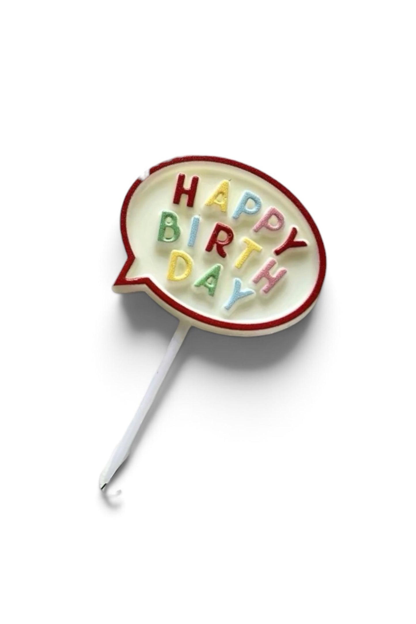 Happy Birthday Bubble Candle