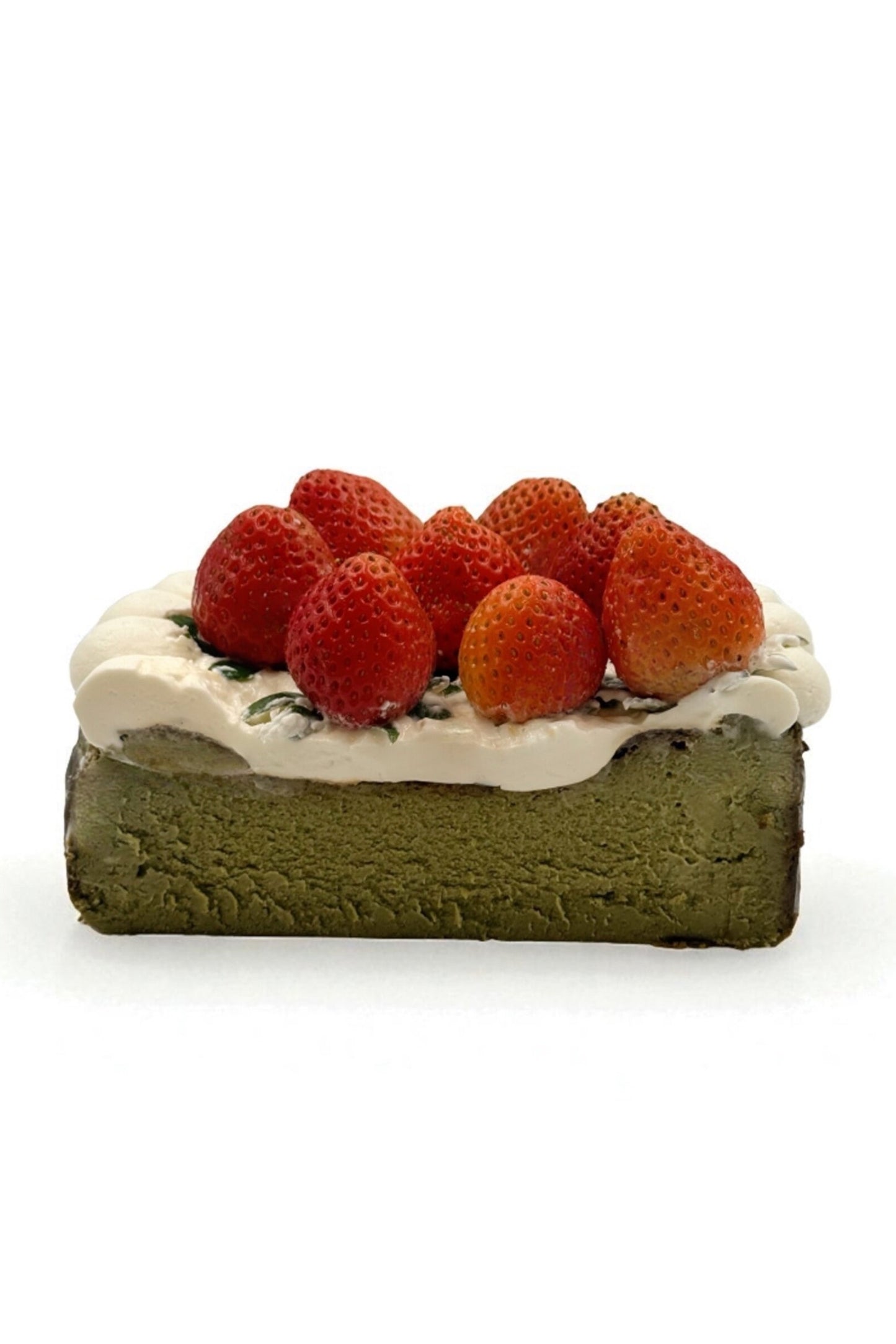 Matcha Strawberry Baby Face Basque Cheesecake 말차딸기바스크 치즈케이크