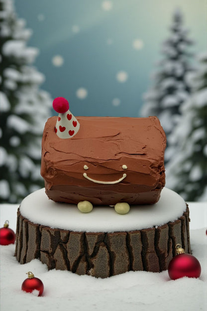 Red Velvet Cream Cheese Baby Face Log 레드벨벳 크림치즈