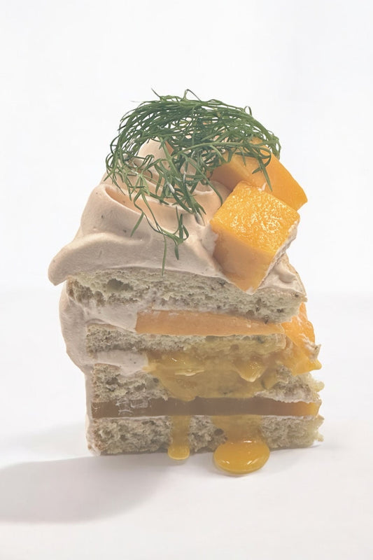 Mango teacake 망고 그린티 케이크